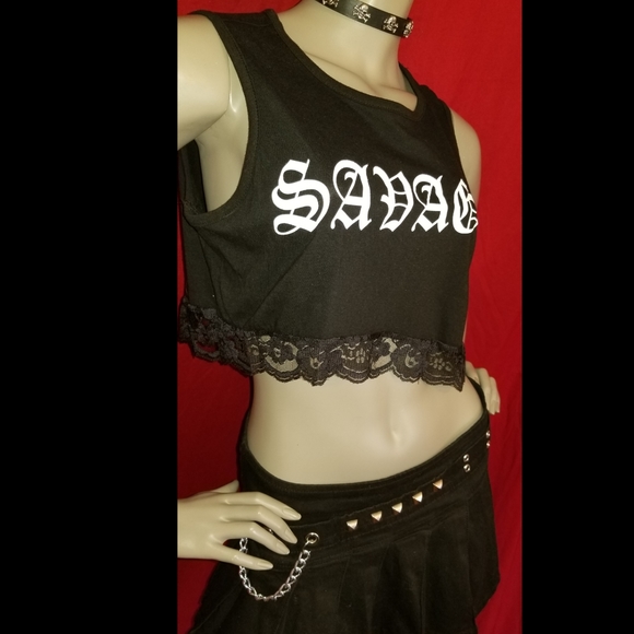‼SOLD‼Savage Crop Top - Picture 5 of 6